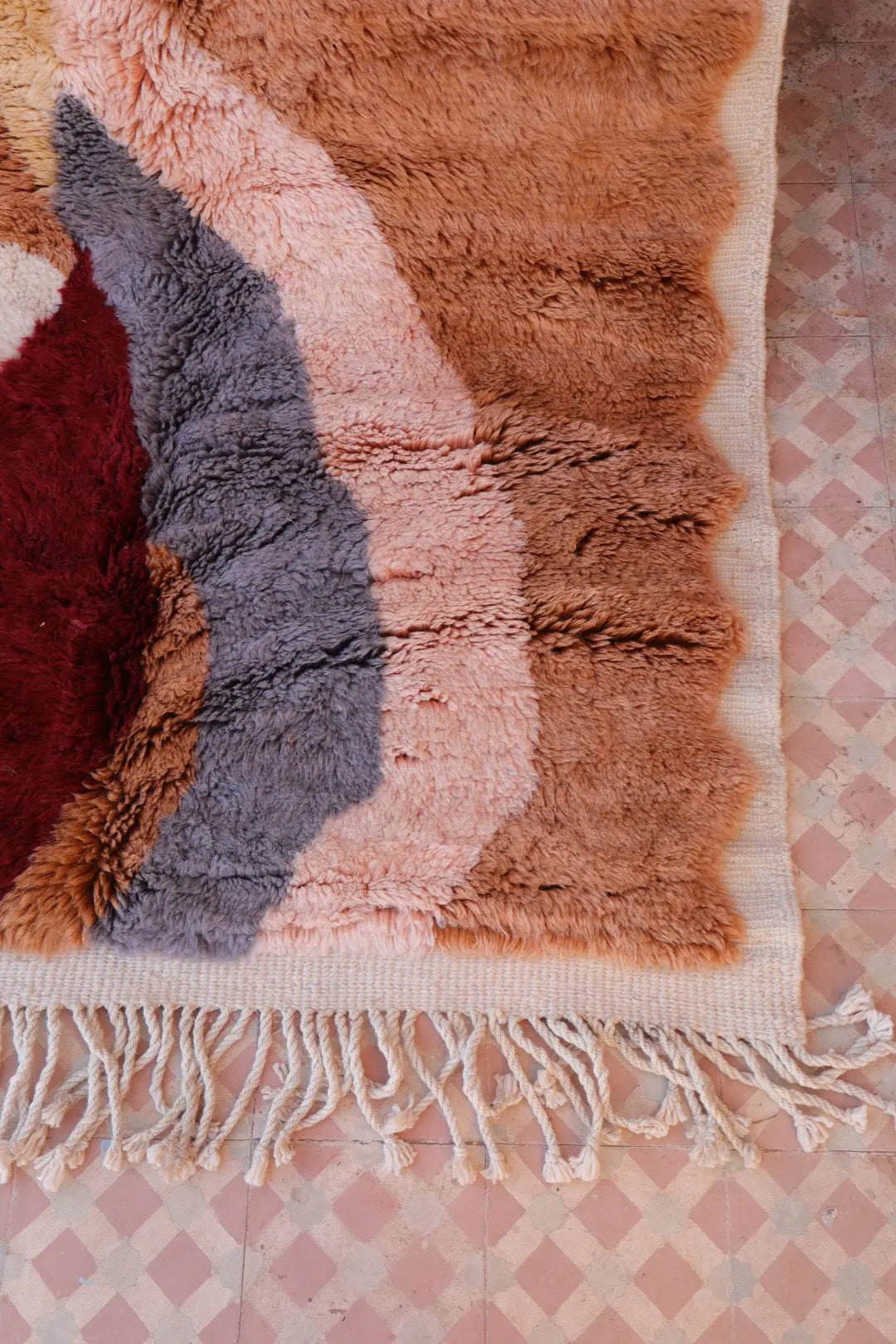 Tapis Berbère Mrirt Coloré Contemporain - 270 x 170 cm Néda