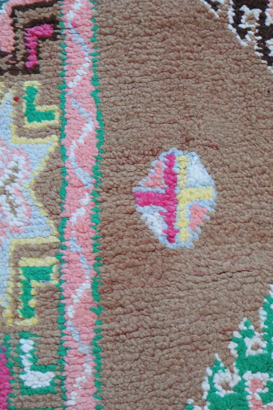 Tapis Berbère Boujaad Antique Marron Multicolore  - 352 x 196 cm Néda