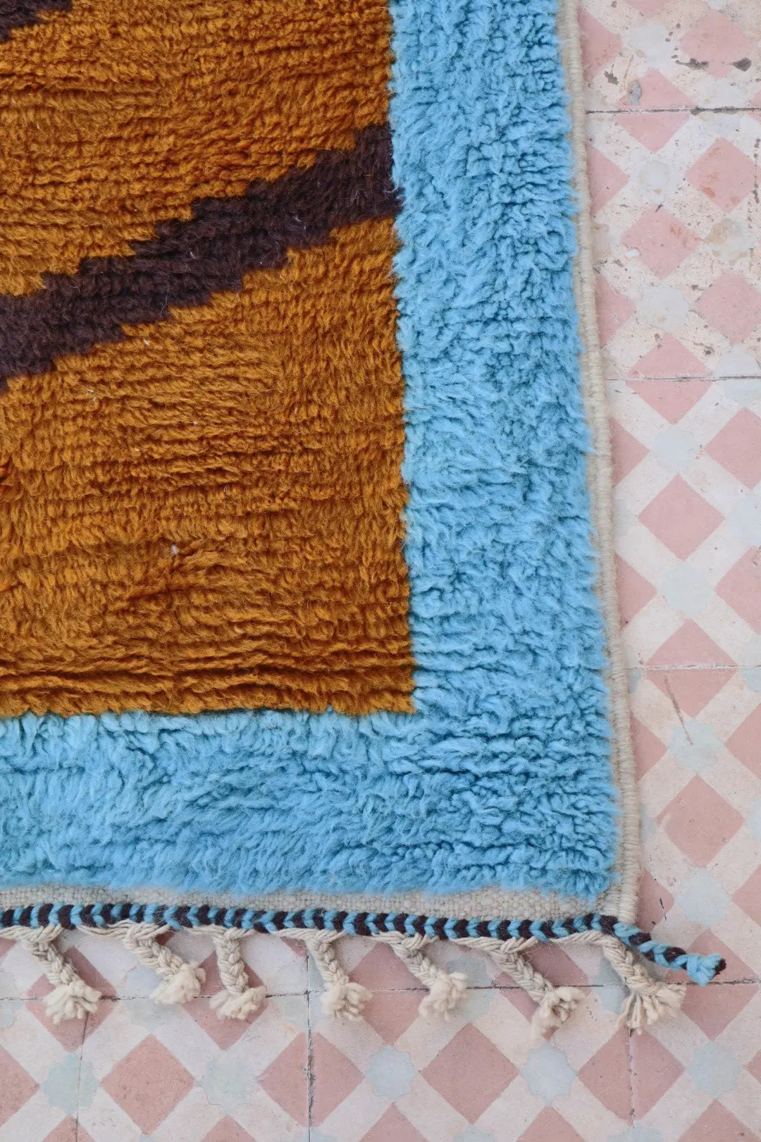 Tapis Berbère coloré «  Funky Tiger » - Les dessins de Néda - 284 x 155 cm Néda