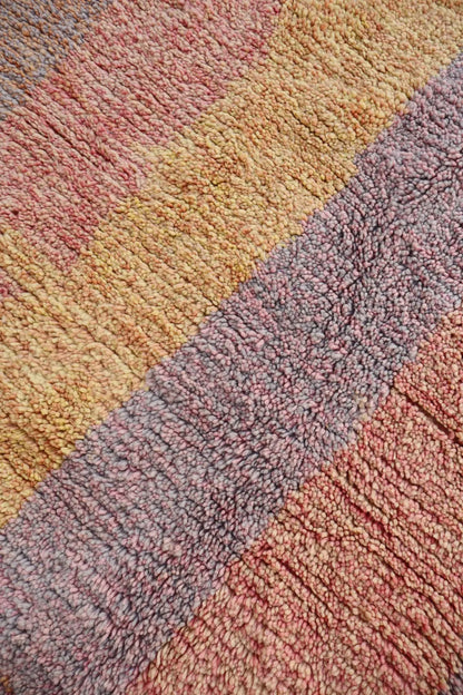 Tapis Berbère Coloré Rayé Béni Ouarain- 234 x 151 cm Néda