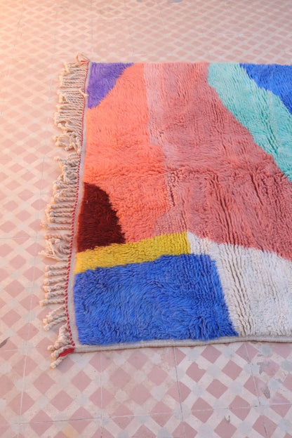 Tapis Berbère Coloré Contemporain Qualité Supérieure - 250 x 154 cm Néda