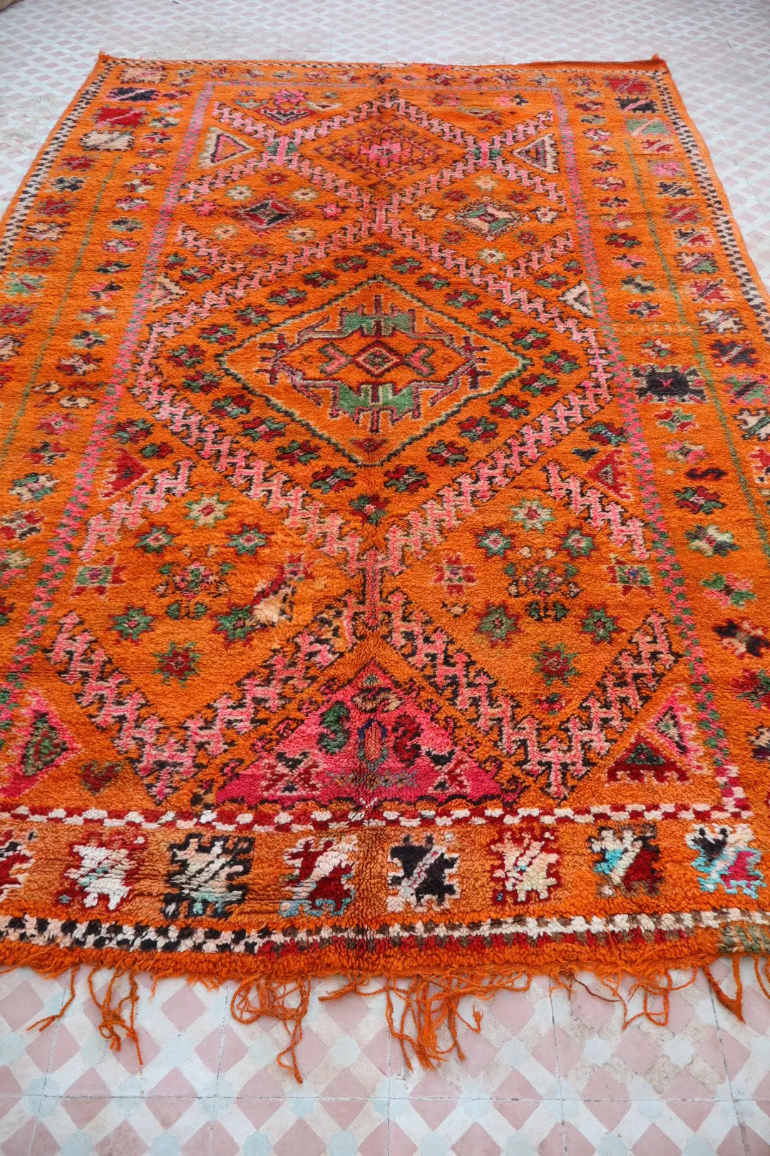 Tapis Berbère Boujaad Antique Orange - 295 x 190 cm Néda