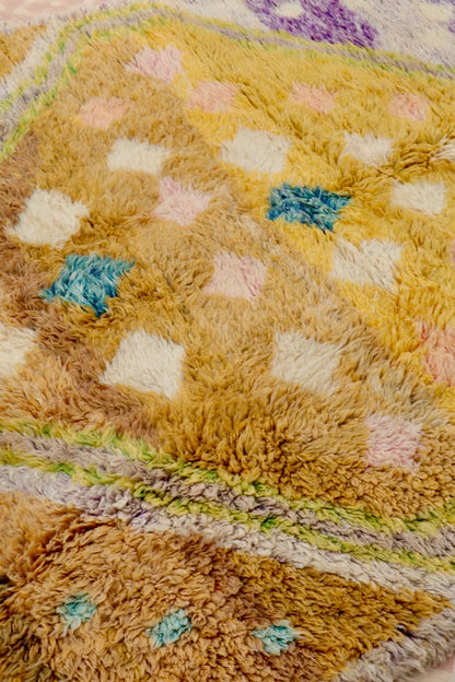 Tapis Berbère Coloré Béni Ouarain Qualité Supérieure - 259 x 176 cm Néda