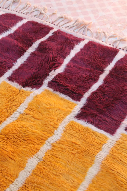 Tapis Berbère Coloré Géométrique Multicolore Qualité Supérieure - 247 x 145 cm Néda