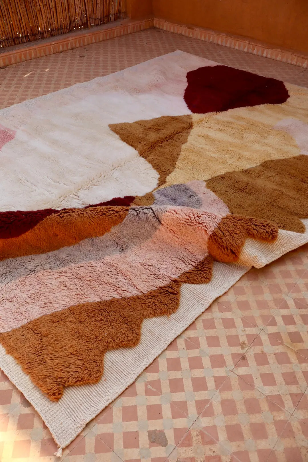 Tapis Berbère Mrirt Coloré Contemporain - 310 x 211 cm Néda