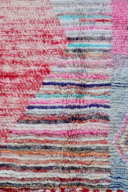 Tapis Berbère Boujad Motifs Colorés - 253 x 151 cm Néda