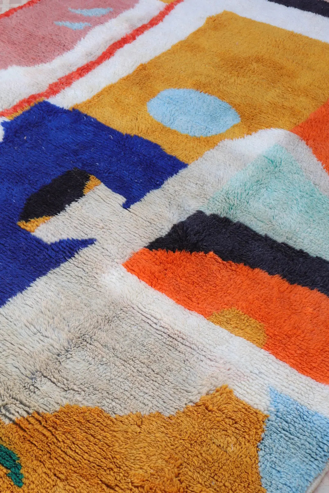 Tapis Berbère Azilal Multicolore Graphique Qualité Supérieure - 278 x 195 cm Néda