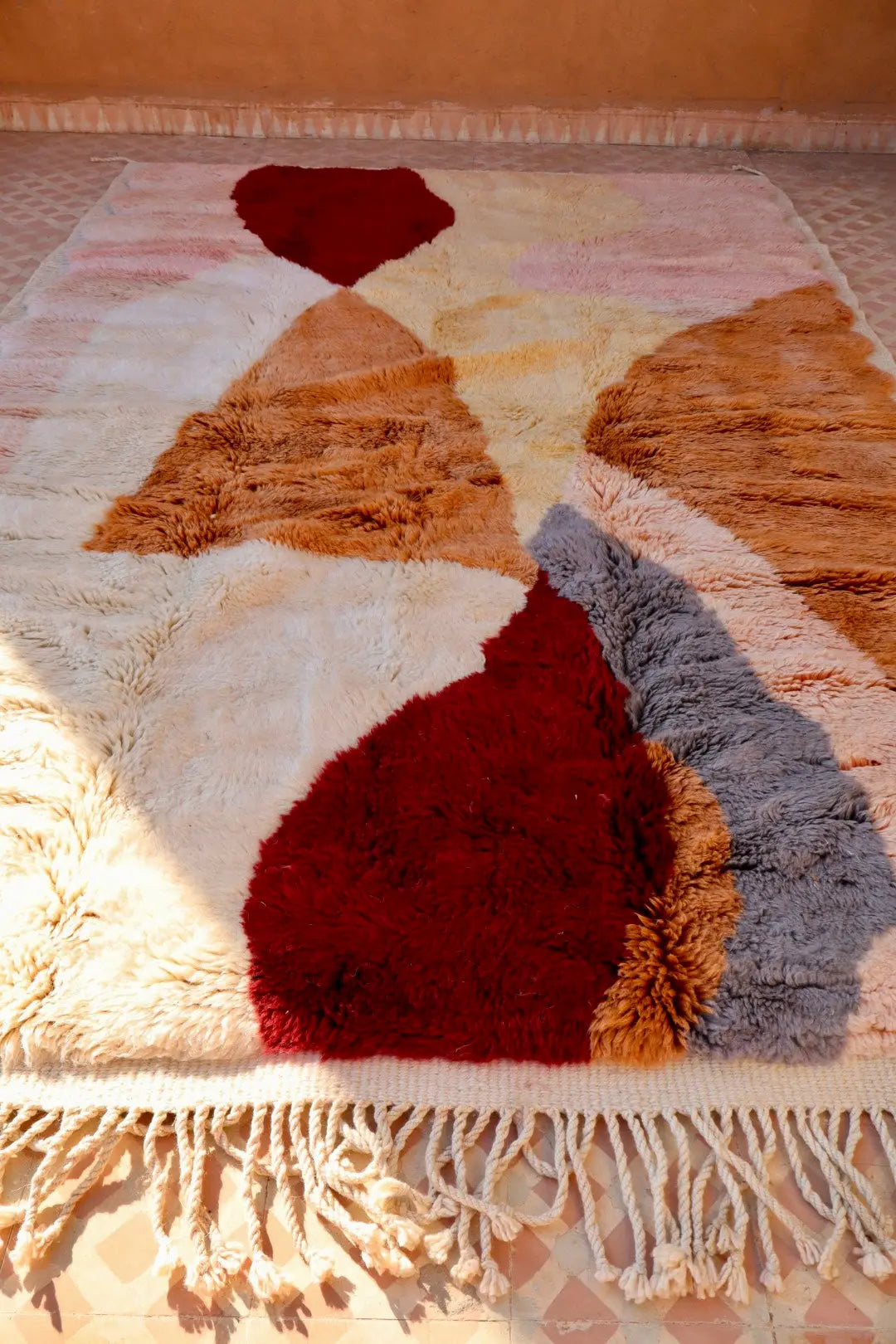 Tapis Berbère Mrirt Coloré Contemporain - 270 x 170 cm Néda