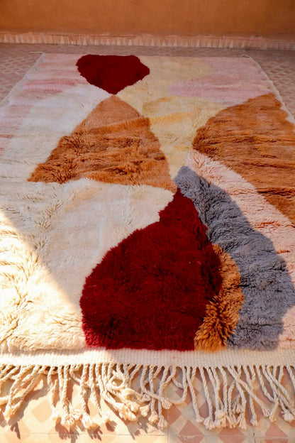 Tapis Berbère Mrirt Coloré Contemporain - 270 x 170 cm Néda