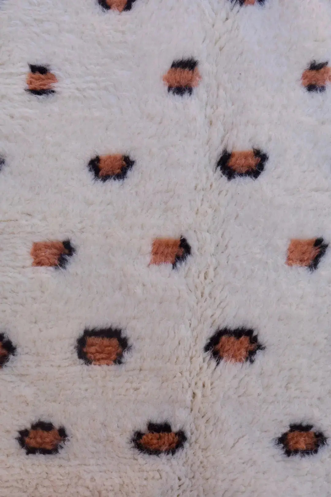 Alfombra bereber con motivos de leopardo Beni Ouarain Néda