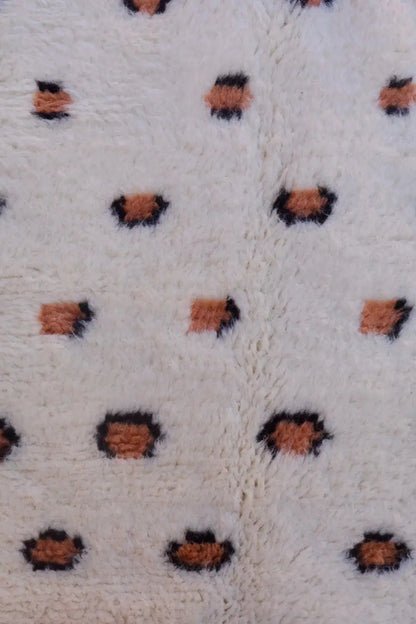 Alfombra bereber con motivos de leopardo Beni Ouarain Néda