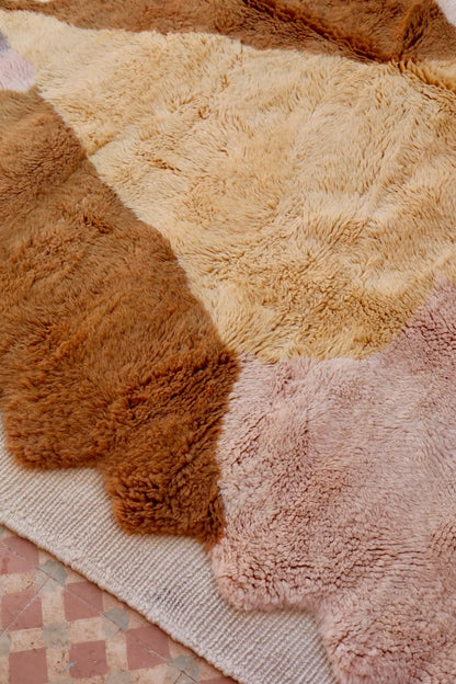 Tapis Berbère Mrirt Coloré Contemporain - 310 x 211 cm Néda