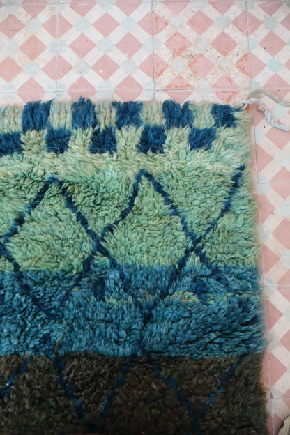 Tapis Berbère Tableau Multicolore Béni Ouarain Qualité Supérieure - 180 x 250 cm Néda