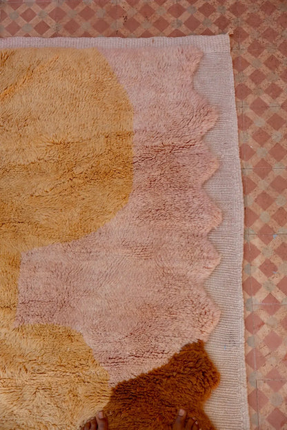 Tapis Berbère Mrirt Coloré Contemporain - 310 x 211 cm Néda