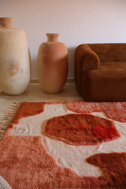 Tapis Berbère coloré « Breakfast Please » - Les dessins de Néda - 260 x 150 cm Néda