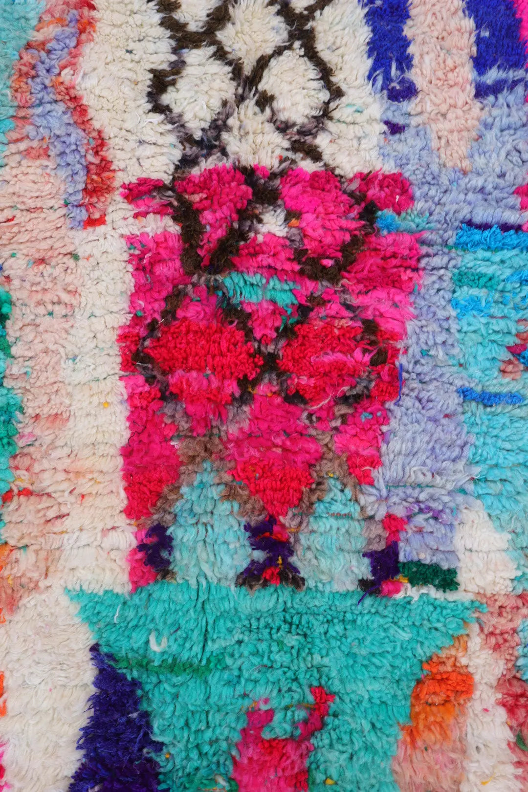 Alfombra Bereber Boujad Colorida Multicolor - 254 x 159 cm Néda