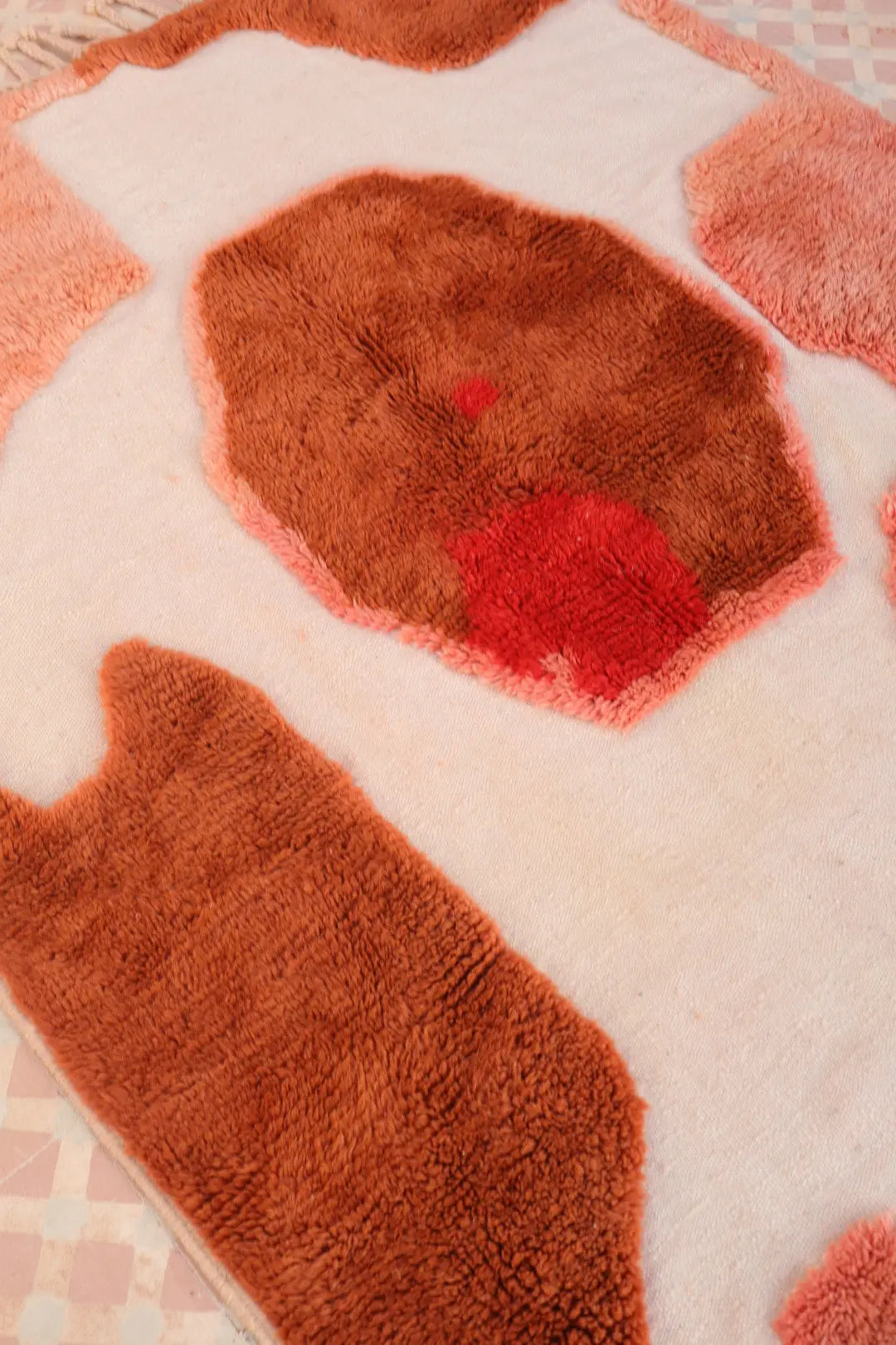 Tapis Berbère coloré « Breakfast Please » - Les dessins de Néda - 260 x 150 cm Néda