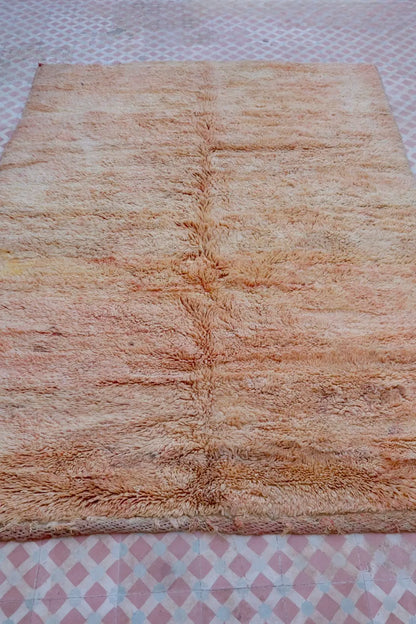 Tapis Berbère Ancien Rose Beige - 248 x 188 cm Néda