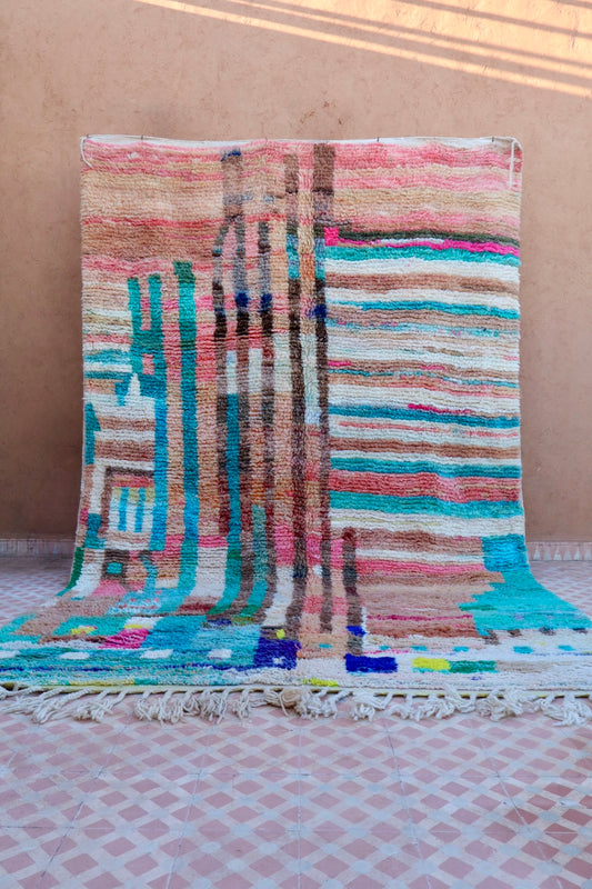 Tapis Berbère Boujad Coloré - 316 x 197 cm