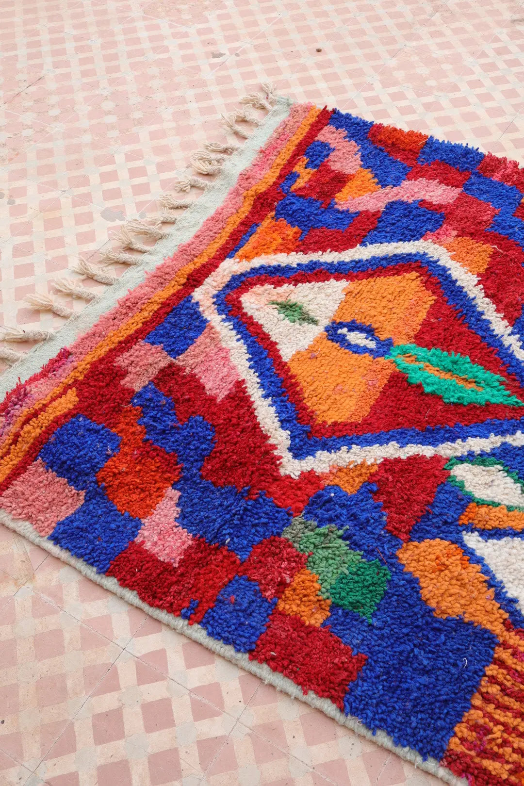 Tapis Berbère Boujad Multicolore  - 201 × 133 cm Néda