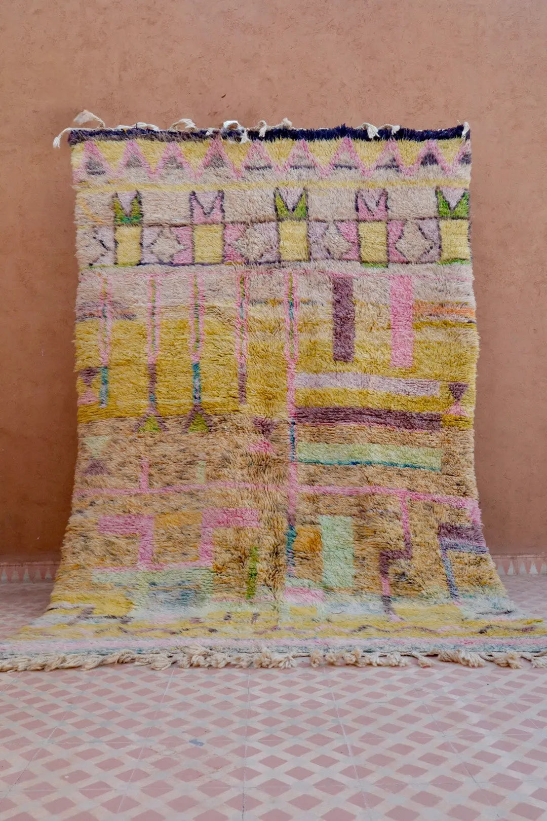 Tapis Berbère Coloré Béni Ouarain Qualité Supérieure - 249 x 169 cm Néda