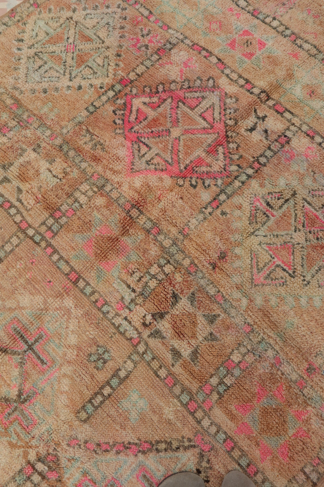 Alfombra bereber Boujaad Antique Bleach - 248 x 167 cm