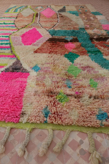 Tapis Berbère Boujad Coloré et Fluo - 258 x 168 cm Néda