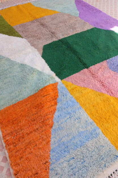 Tapis Berbère Béni Ouarain Coloré Moderne Multicolore - 315 x 222 cm Néda