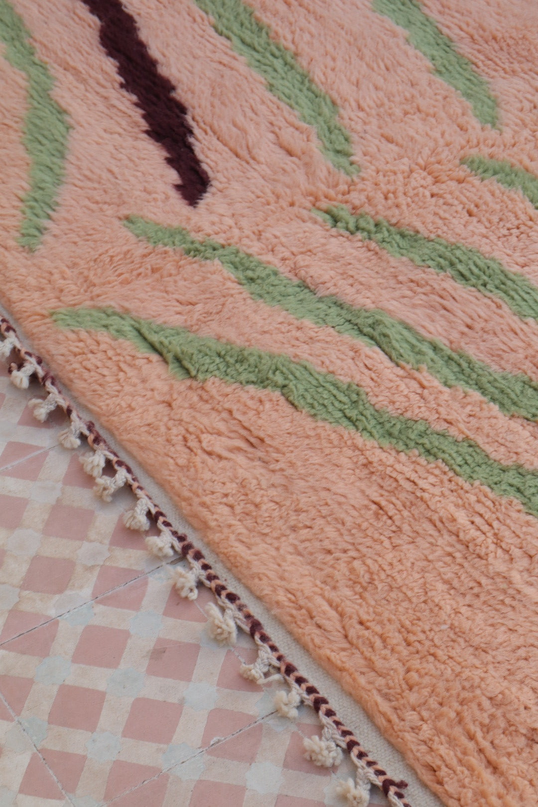 Alfombra bereber colorida « Tiger » - Los dibujos de Néda - Néda