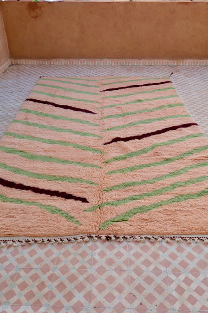 Alfombra bereber colorida « Tiger » - Los dibujos de Néda - Néda