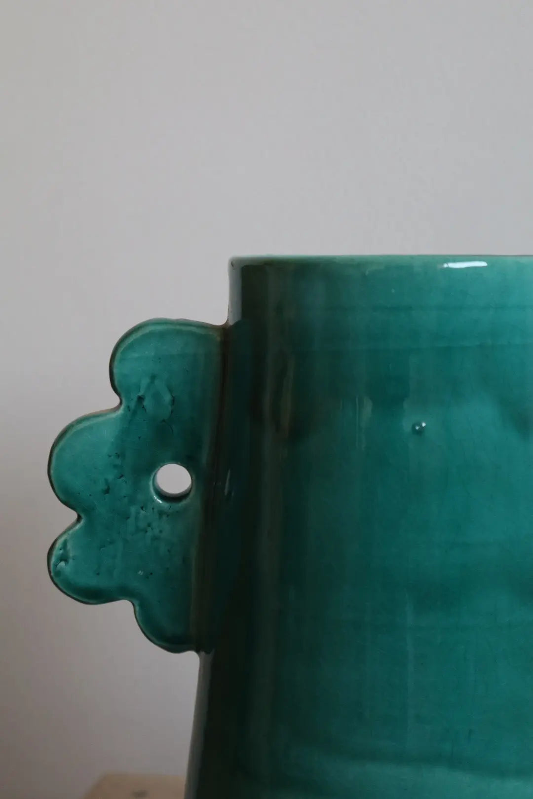 Vase Abstrait en Céramique Fait-Main Fleurs - DAISY Turquoise Néda