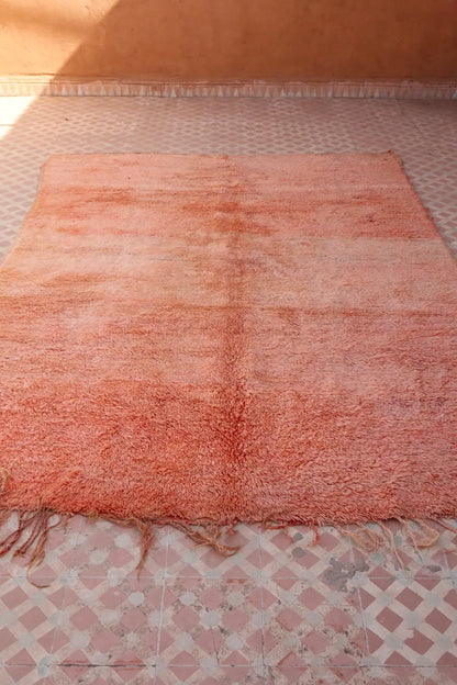 Tapis Berbère Ancien Rose Terracotta - 250 x 174 cm Néda