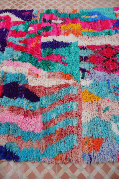 Alfombra Bereber Boujad Colorida Multicolor - 254 x 159 cm Néda