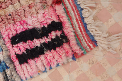 Tapis Couloir Boujad Marocain Coloré- 273 x 60 cm Néda