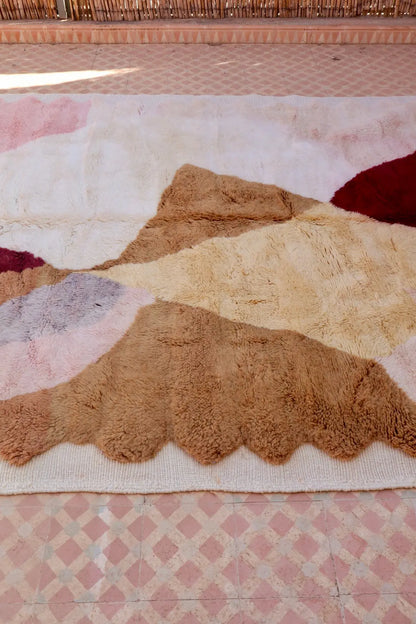 Tapis Berbère Mrirt Coloré Contemporain - 310 x 211 cm Néda