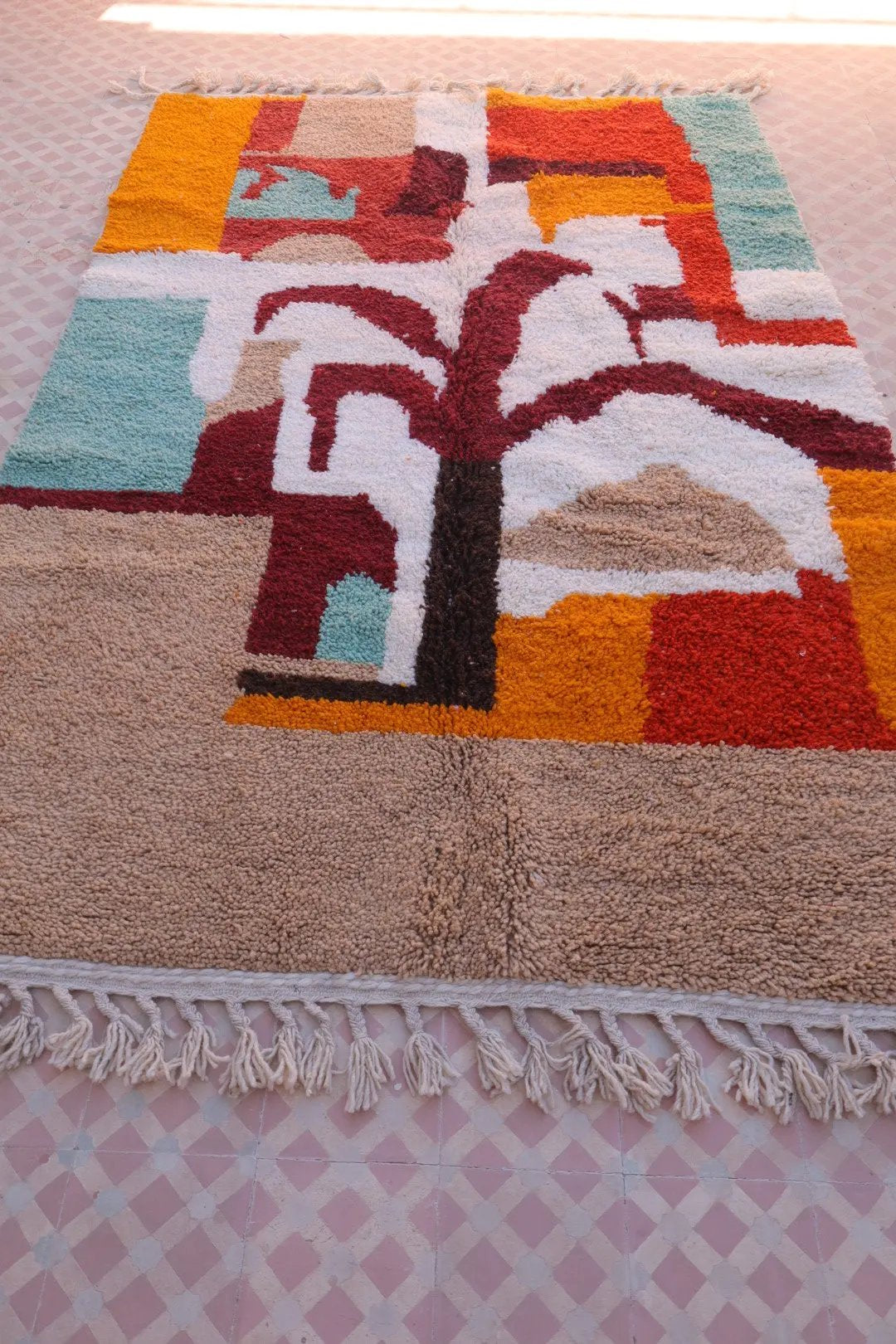 Tapis Berbère coloré « Island » - Les dessins de Néda - 253 x 159 cm Néda