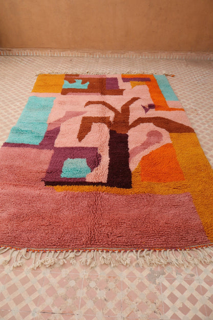 Tapis Berbère coloré « Island » - Les dessins de Néda - 277 x 184 cm