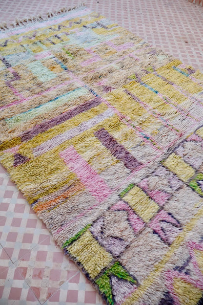 Tapis Berbère Coloré Béni Ouarain Qualité Supérieure - 249 x 169 cm Néda