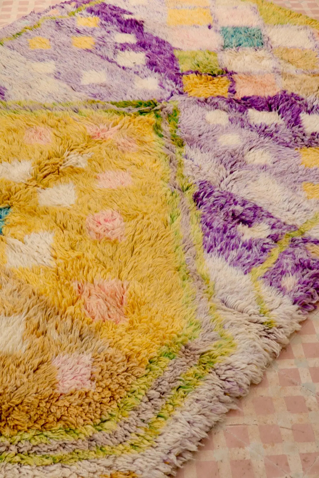 Tapis Berbère Coloré Béni Ouarain Qualité Supérieure - 259 x 176 cm Néda