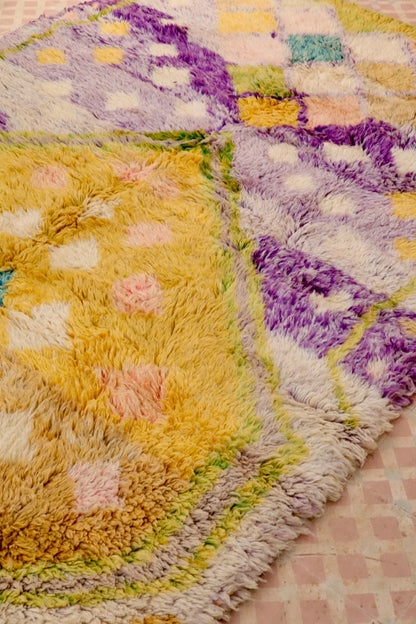 Tapis Berbère Coloré Béni Ouarain Qualité Supérieure - 259 x 176 cm Néda