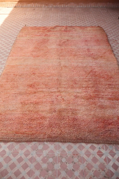 Tapis Berbère Ancien Rose Terracotta - 245 x 162 cm Néda