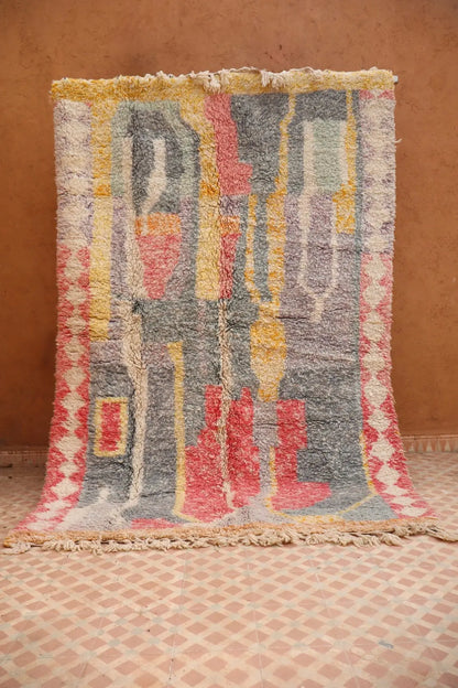 Tapis Berbère Coloré Béni Ouarain Qualité Supérieure - 247 x 163 Néda