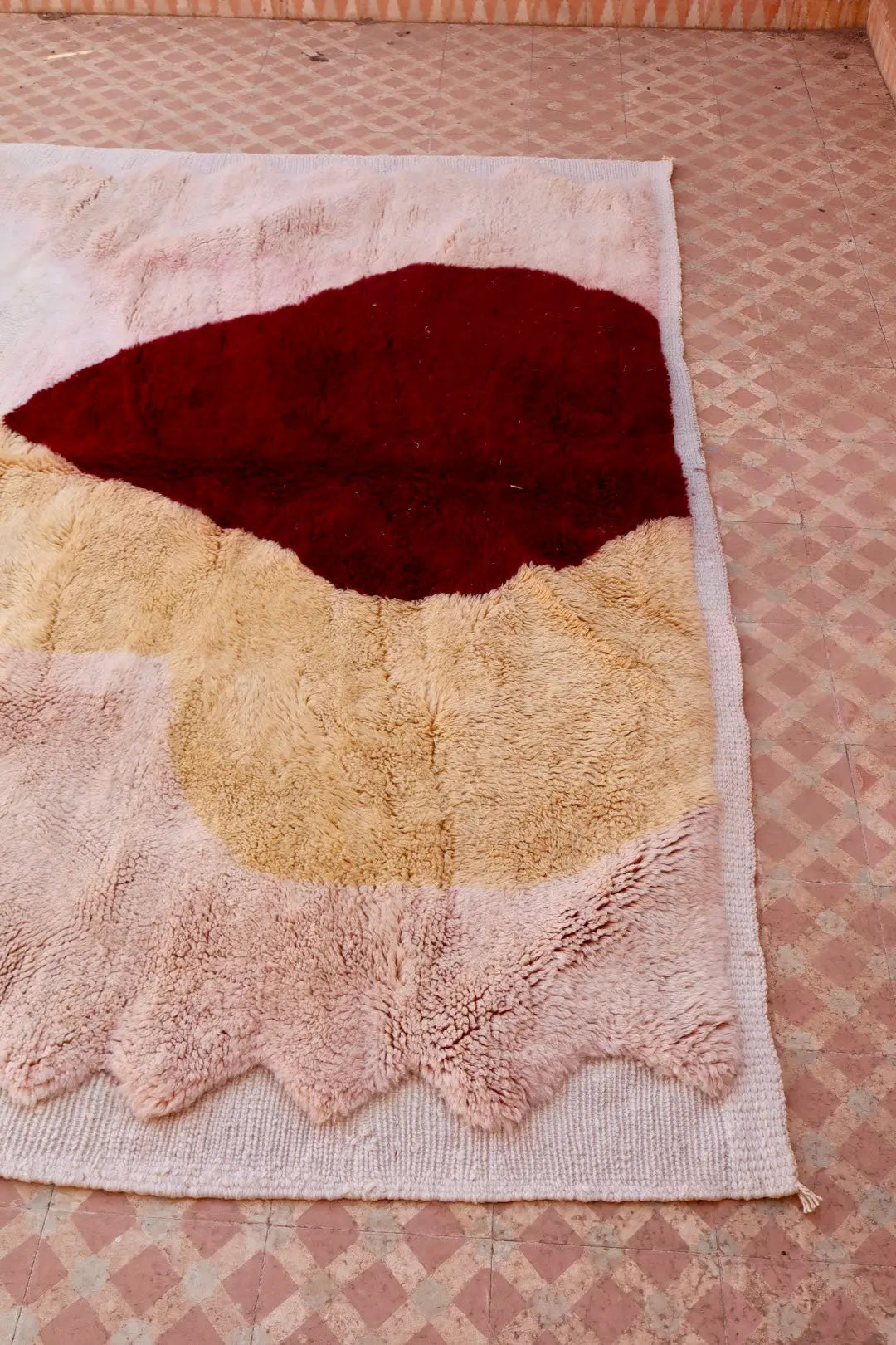 Tapis Berbère Mrirt Coloré Contemporain - 310 x 211 cm Néda