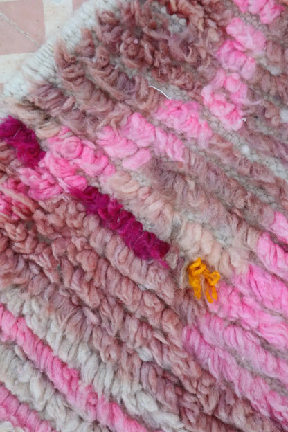 Bunter Berberteppich Boujad Violett Rosa Terrakotta Beige - 290 × 205 cm Néda