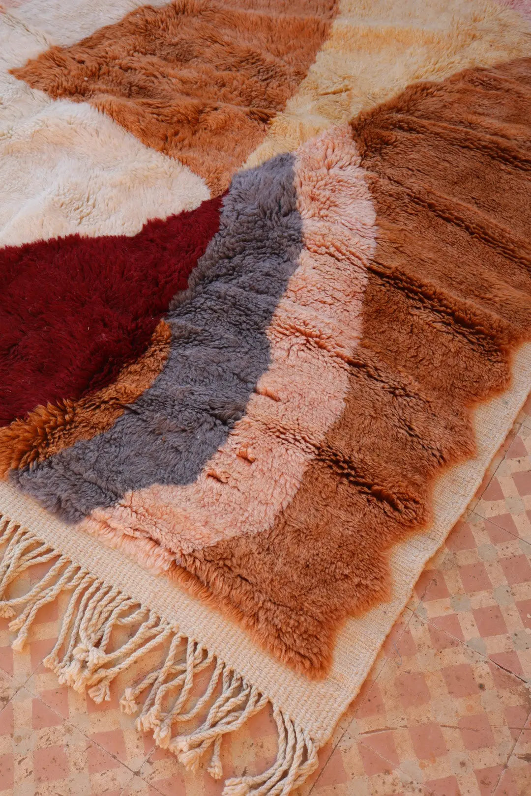 Tapis Berbère Mrirt Coloré Contemporain - 270 x 170 cm Néda