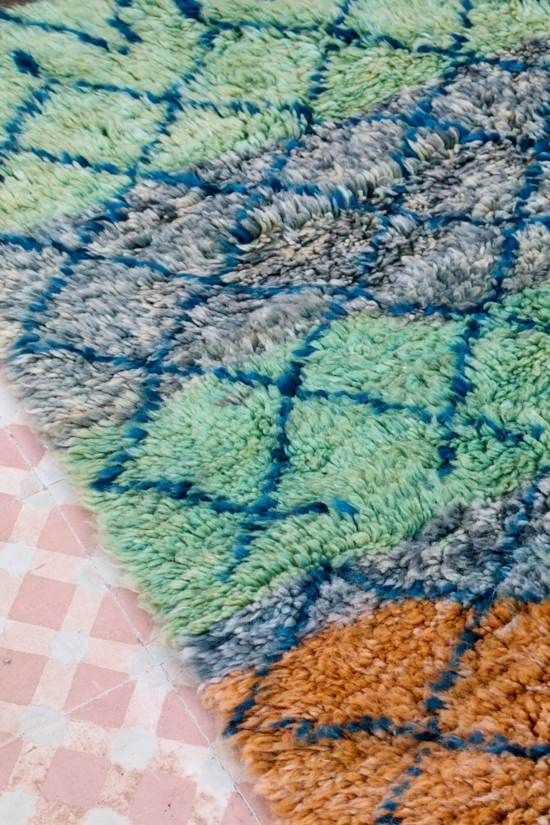 Tapis Berbère Tableau Multicolore Béni Ouarain Qualité Supérieure - 180 x 250 cm Néda