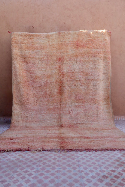 Alfombra Bereber Antigua Rosa Beige - 314 x 210 cm 