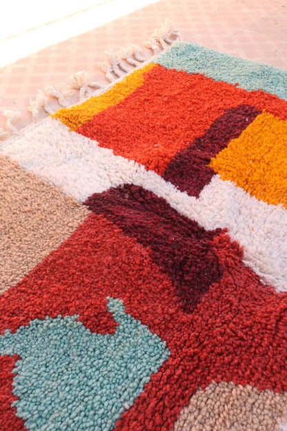 Tapis Berbère coloré « Island » - Les dessins de Néda - 253 x 159 cm Néda