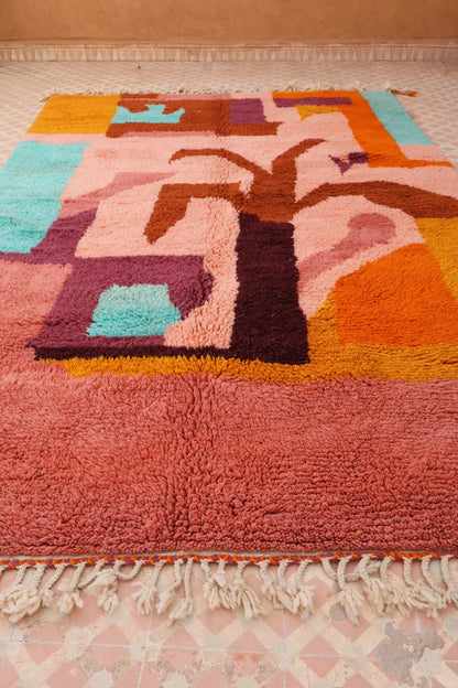 Tapis Berbère coloré « Island » - Les dessins de Néda - 277 x 184 cm