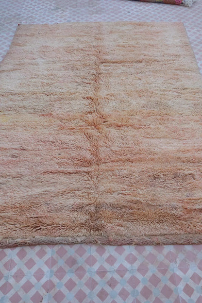 Tapis Berbère Ancien Rose Beige - 248 x 188 cm Néda